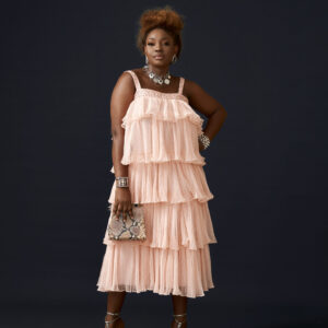 Eloise Dress - Peach